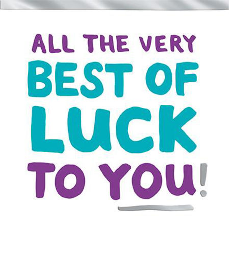 Picture of ALL THE VERY BEST OF LUCK TO YOU CARD